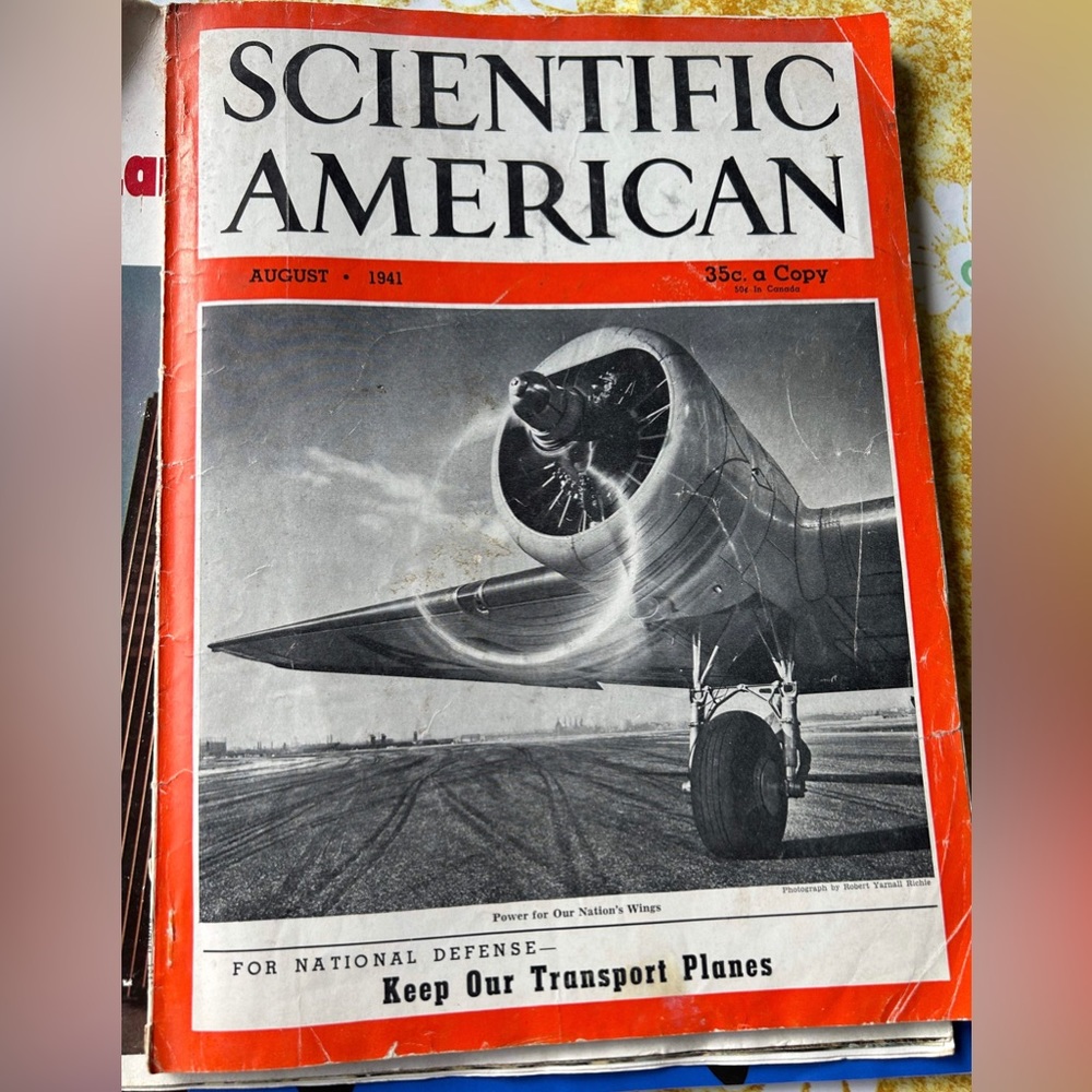 Scientific American paper  Journal august 1941